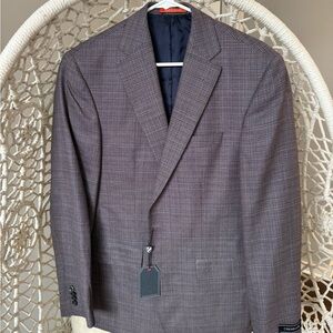 Daniel Cremieux Charcoal Checkered Blazer